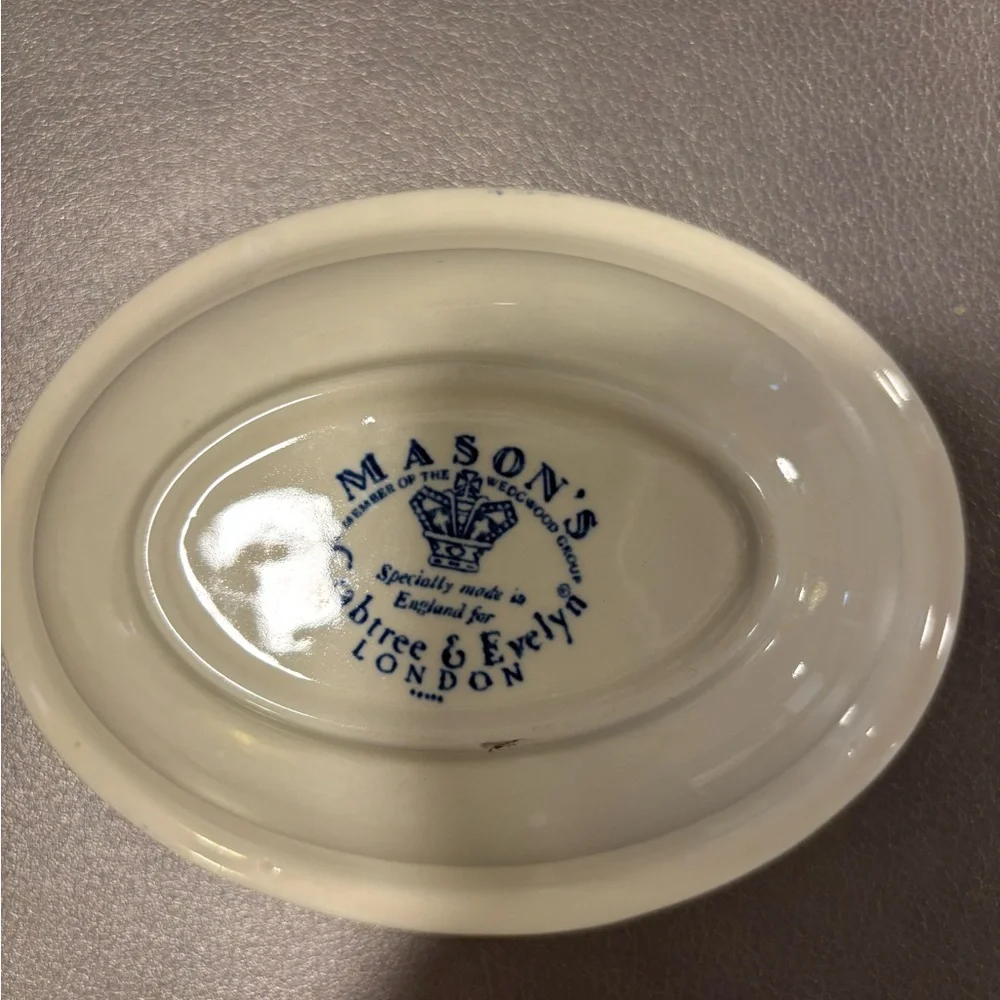 Rare Vintage Mason’s for Crabtree and Evelyn Soap Dish